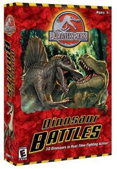 Box art for Jurassic Park - Dinosaur Battles