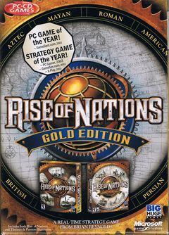 box art for Rise Of Nations - Gold Edition