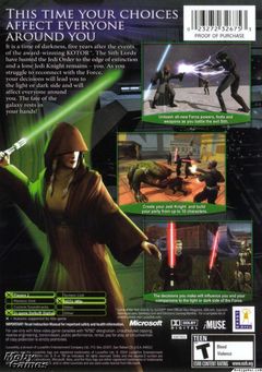 box art for Star Wars Knights of the Old Republic II: The Sith Lords