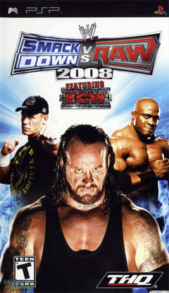 box art for WWE Smackdown vs. Raw 2008