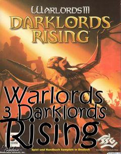 Box art for Warlords 3 Darklords Rising