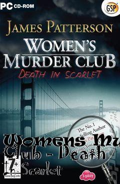 Box art for Womens Murder Club - Death In Scarlet