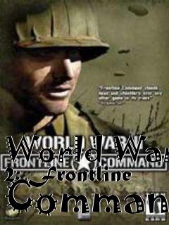 Box art for World War 2: Frontline Command