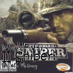 Box art for World War II Sniper: Call to Victory