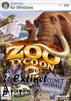 Box art for Zoo Tycoon 2: Extinct Animals