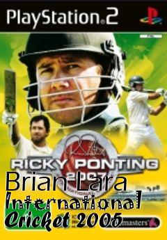 Box art for Brian Lara International Cricket 2005