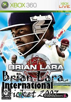 Box art for Brian Lara International Cricket 2007