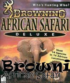 Box art for Browning African Safari