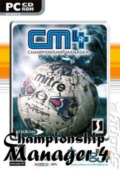 Box art for Championship Manager 4