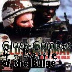 Box art for Close Combat 4 - Battle of the Bulge
