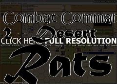 Box art for Combat Command 2 - Desert Rats
