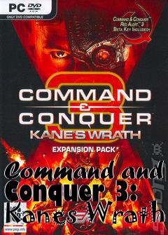 Box art for Command and Conquer 3: Kanes Wrath