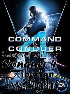 Box art for Command and Conquer 4 - Tiberian Twilight