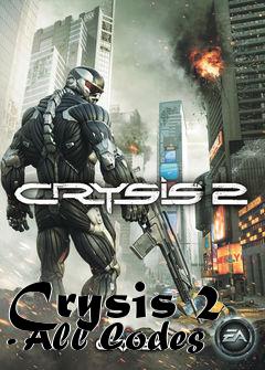 Box art for Crysis 2 - All Codes