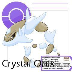 Box art for Crystal Onix