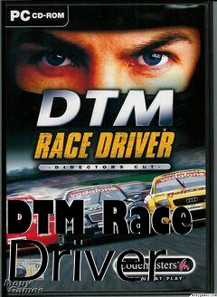Box art for DTM Race Driver