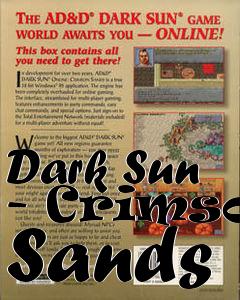 Box art for Dark Sun - Crimson Sands