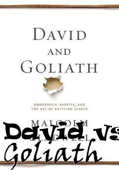 Box art for David vs. Goliath