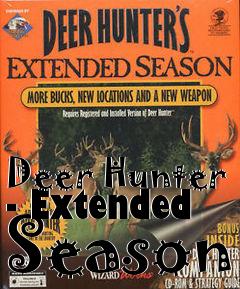 Box art for Deer Hunter - Extended Season