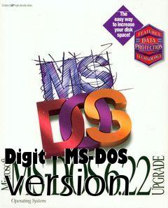 Box art for Digit - MS-DOS version