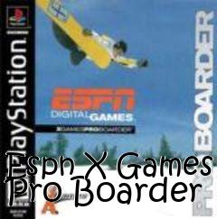 Box art for Espn X Games Pro Boarder