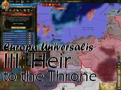 Box art for Europa Universalis III: Heir to the Throne