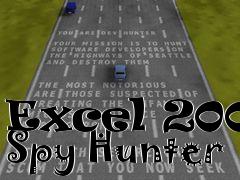 Box art for Excel 2002 Spy Hunter