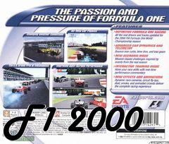 Box art for F1 2000