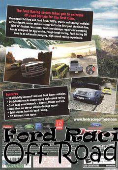Box art for Ford Racing Off Road