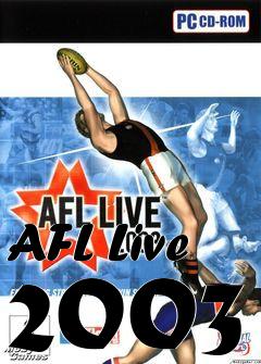 Box art for AFL Live 2003
