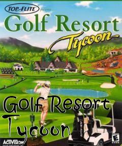 Box art for Golf Resort Tycoon