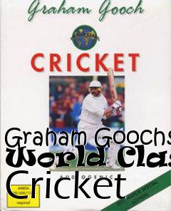 Box art for Graham Goochs World Class Cricket