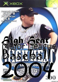 Box art for High Heat Major League Baseball 2004