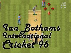 Box art for Ian Bothams International Cricket 96