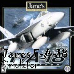 Box art for Janes F-A-18 Simulator
