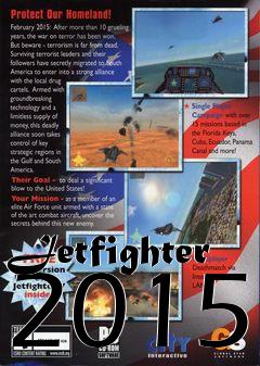 Box art for Jetfighter 2015