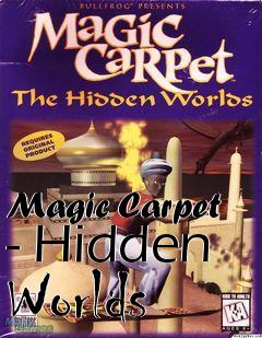 Box art for Magic Carpet - Hidden Worlds
