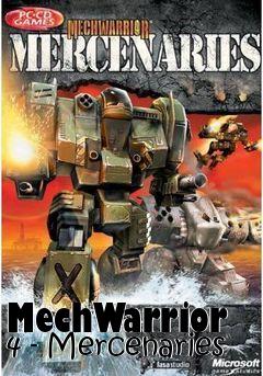 Box art for MechWarrior 4 - Mercenaries