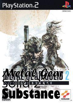 Box art for Metal Gear Solid 2 - Substance