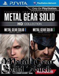 Box art for Metal Gear Solid Touch