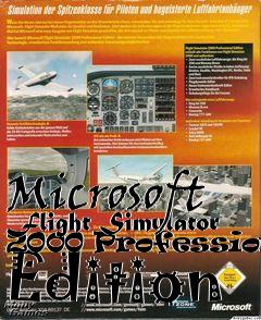 Box art for Microsoft Flight Simulator 2000 Professional Edition