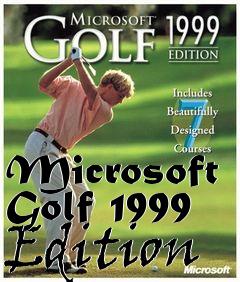 Box art for Microsoft Golf 1999 Edition