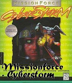 Box art for Missionforce - Cyberstorm