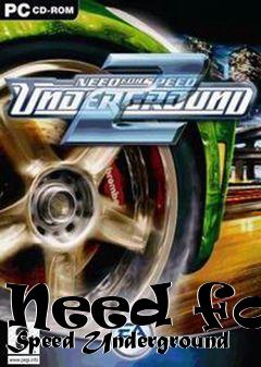 Box art for Need for Speed Underground