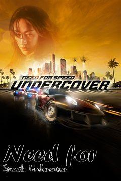 Box art for Need for Speed: Undercover