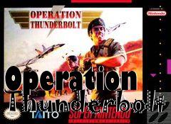 Box art for Operation Thunderbolt