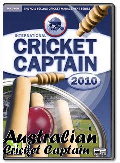Box art for Australian Cricket Captain