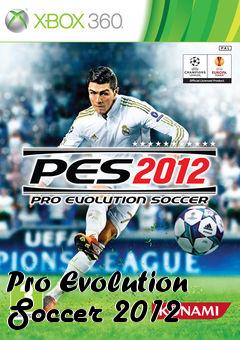 Box art for Pro Evolution Soccer 2012