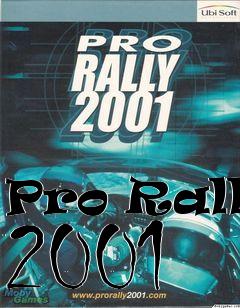 Box art for Pro Rally 2001