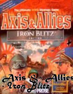 Box art for Axis & Allies - Iron Blitz